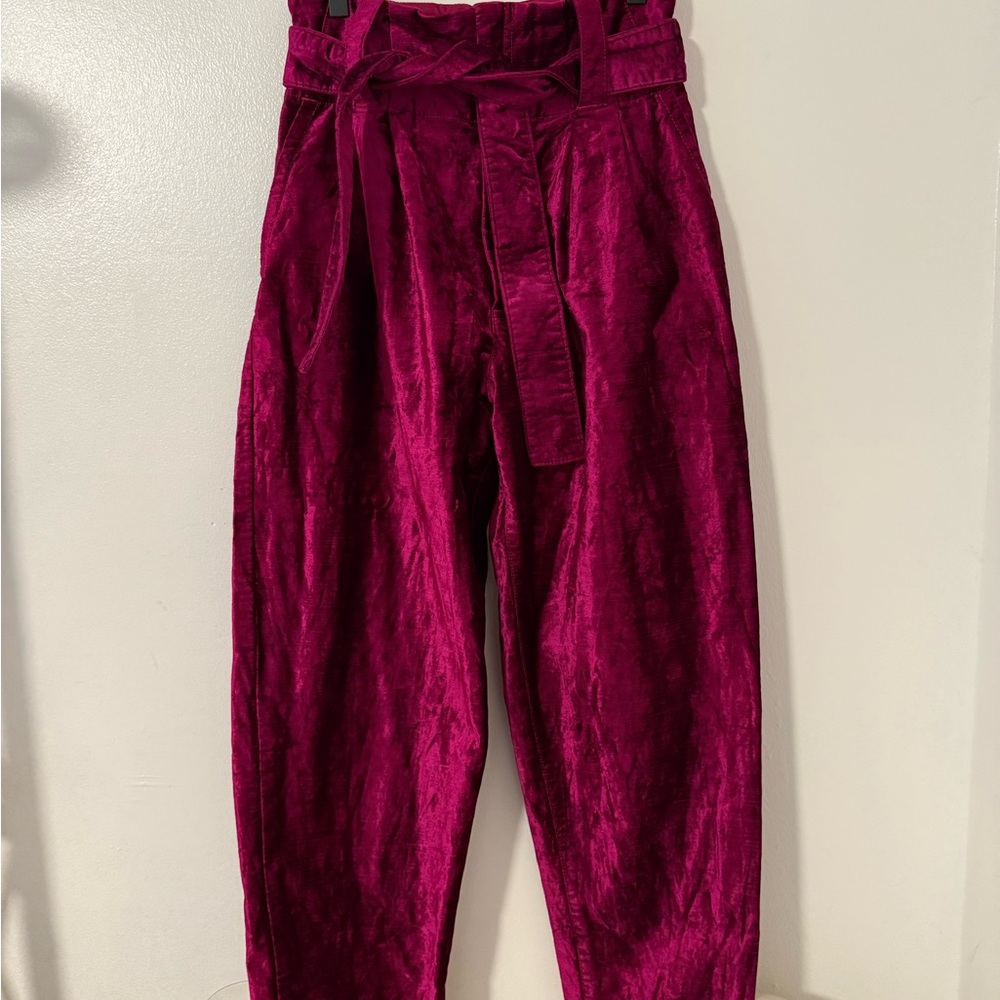 Free People Venus High-rise Velvet pants